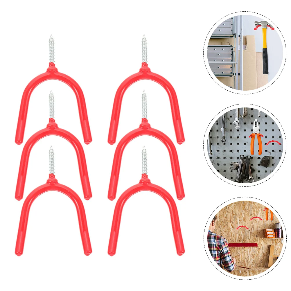 

Hooks Garage Wall Tool Utility Hanger Screwmount Hook Ceiling Storage Bike Hangers Gardenorganizer Ladder Organization U Holder