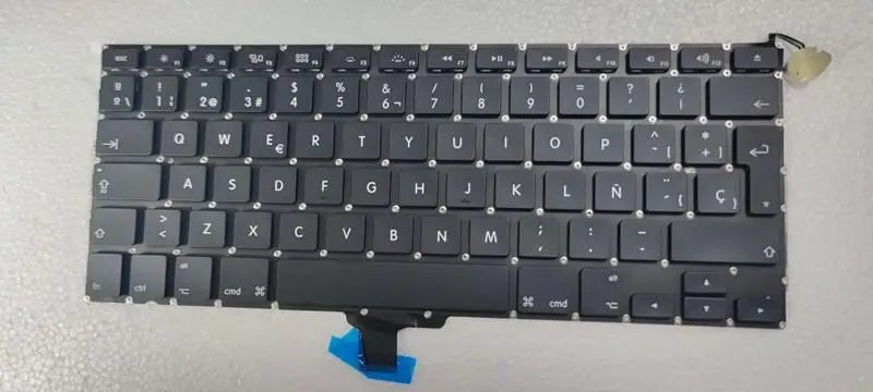 Испанская клавиатура для Macbook Pro Unibody A1278 MB467 BLACK SP