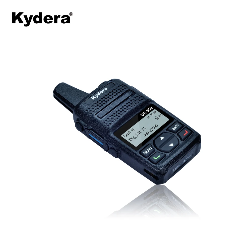 Kydera Smart DR-360 2 Вт 4000 каналов 200 часов записи передатчик DMR удобная мини-радио рации