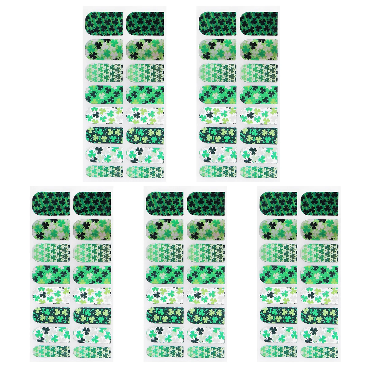 

5 Sheets Nail Sticker DIY Self- adhesive Nail Supplies Manicure Decor for