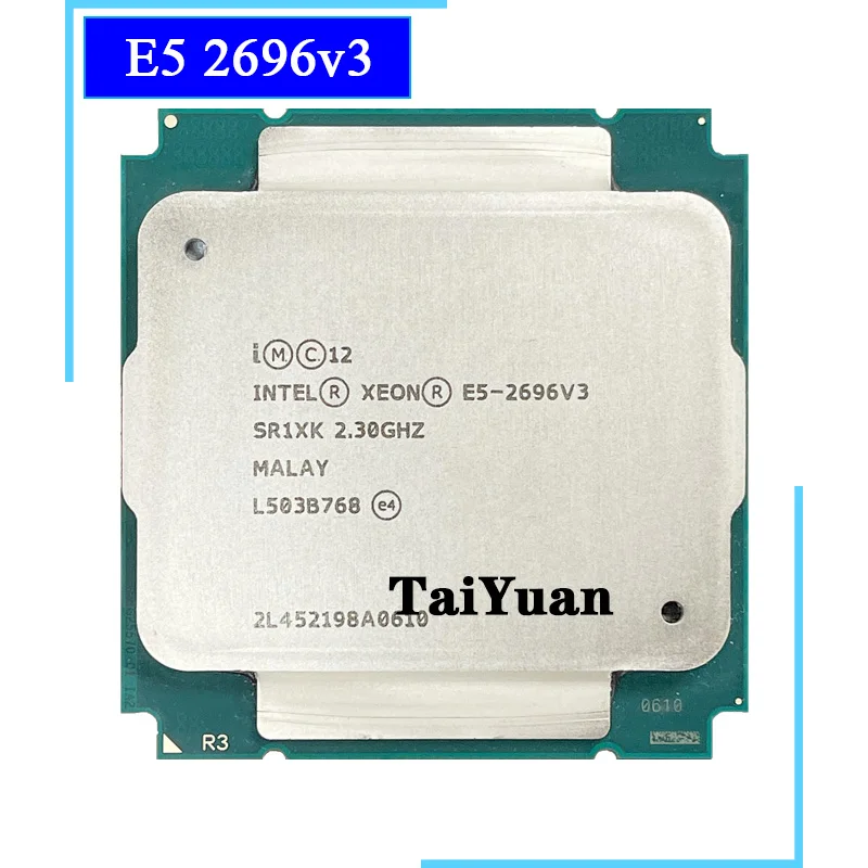 

Процессор Intel Xeon E5-2696 v3 E5 2696v3 E5 2696 v3 2,3 ГГц, 18 ядер, двадцать 36 потоков, 45 МБ, 135 Вт, процессор LGA 2011-3