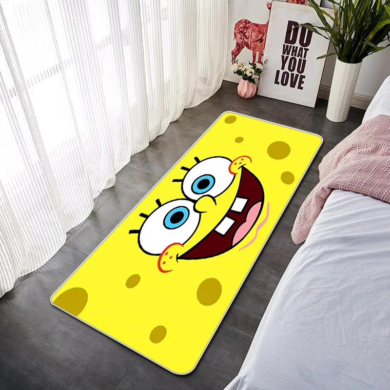 

Welcome Mat Living Room Carpet Kitchen Rug Mats S-Spongebobs Foot Home Entrance Door Rugs Non-slip Carpets Doormat Floor Prayer