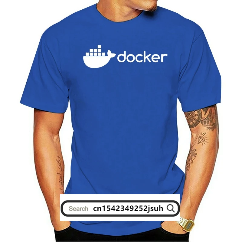 Мужская футболка с коротким рукавом Docker White Edition Logo Футболка унисекс Женская