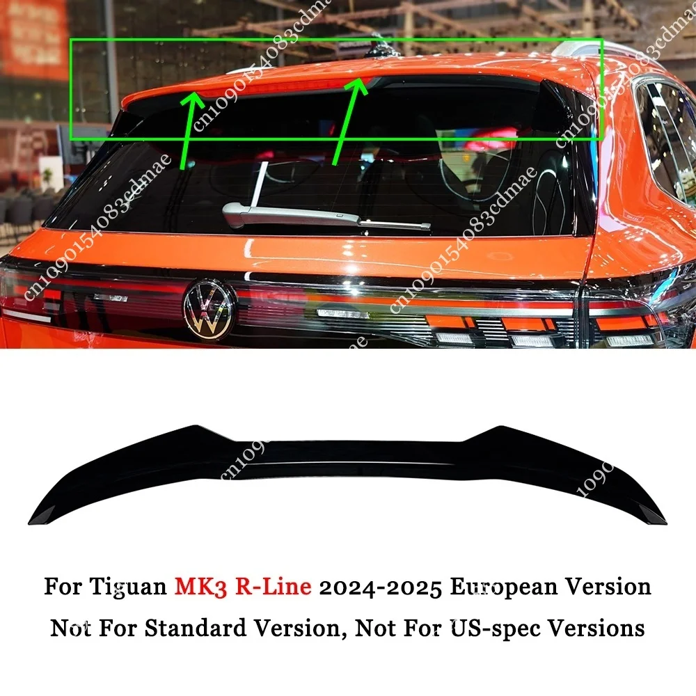 

Для Volkswagen Tiguan MK2 MK3 R-Line Европейская версия 2017-2025 Удлинитель крыла крыши Разделитель отделки кузова Комплект