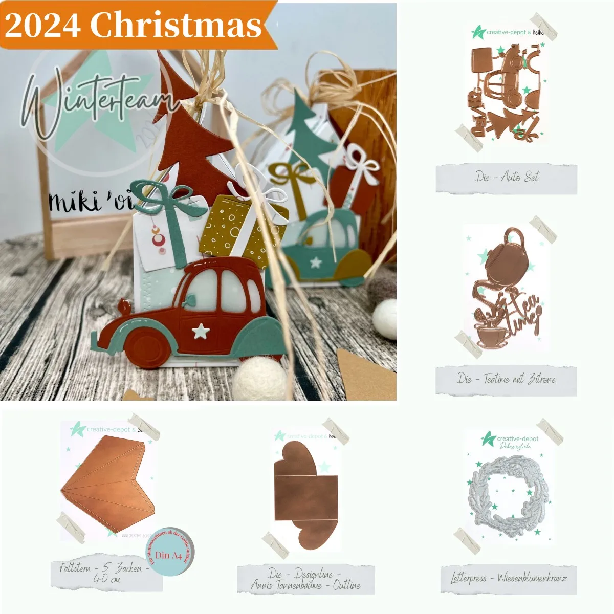 2024 Новый луговой цветок подсочка лимонный автомобиль металлические трафареты