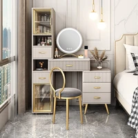 luxurious modern simple retractable dressing table large capacity storage dressing table new dressing table