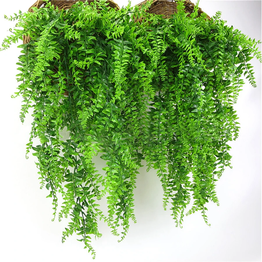 

Green Artificial Plants Christmas Home Outdoor Garden Bedroom Balcony Desktop Table Diy Bonsai Wedding Party Decor Plastic Grass