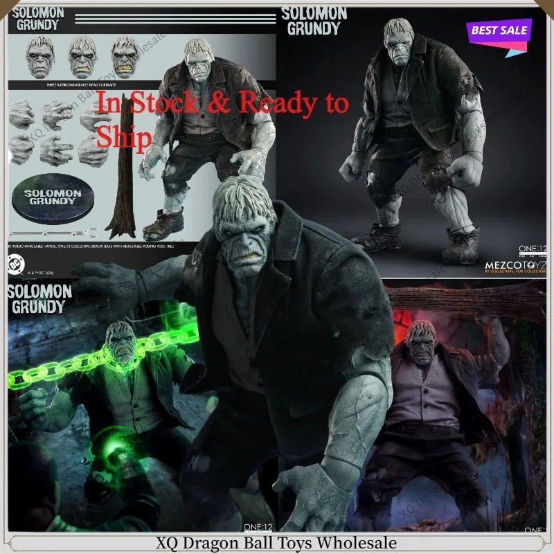 Фото [Предзаказ] Оригинальная коллекционная фигурка Mezco Ant One:12 DC Comics Solomon Grundy MEZ76372 в подарок №1