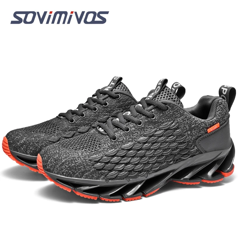 Men Athletic Shoes Mesh Blade Non Slip Running Gym Tennis Walking Sports Sneakers Mesh Breathable Trail Runners Shoes for Women