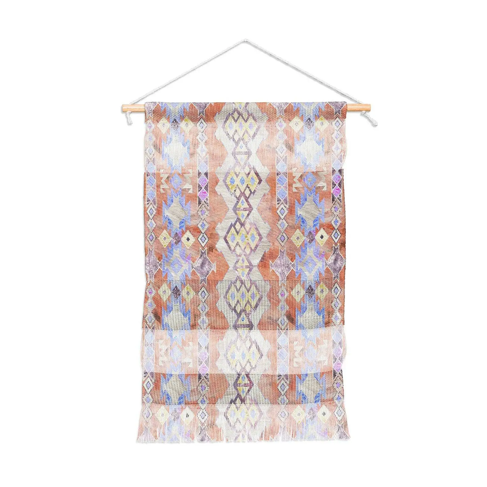 

Free Shipping Kilim Kind Peach Portrait Wall Hanging