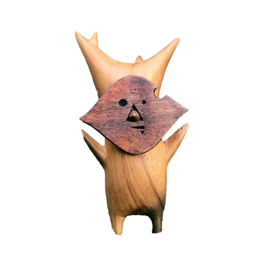 

Украшения древесный лес эльф резьба креативные и забавные настольные орнаменты из смолы декоративные Принадлежности портативные