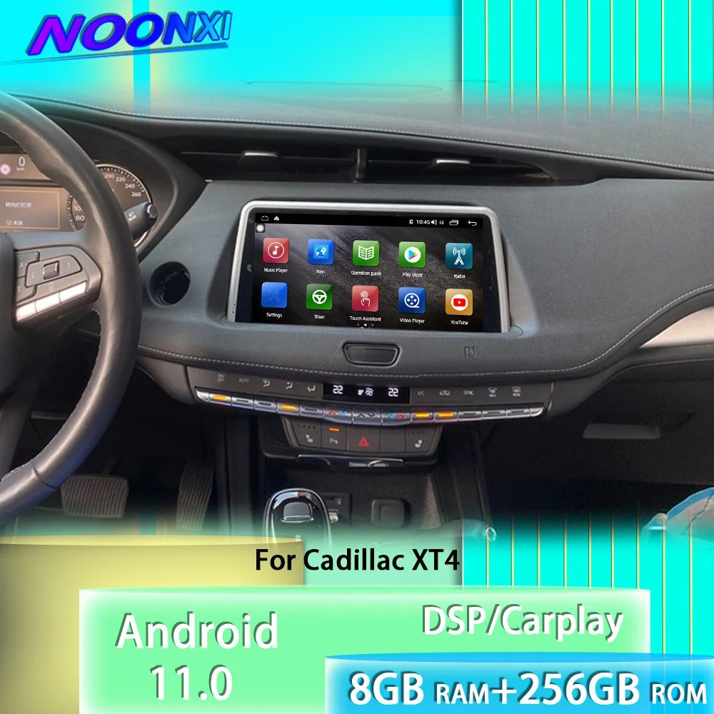 

Автомагнитола Cadillac XT4, мультимедийный плеер на Android 11, 8 + 256 ГГц, Bluetooth, GPS-навигация, 2 Din
