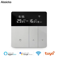 wifi smart thermostat temperature controller%ef%bc%8c100 240 v tuya app remote controlwork with alexa google home yandex alice