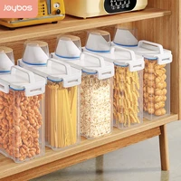 joybos food container food storage tank cereals food storage jars pasta jars food storage kitchen container jar with lid sealed
