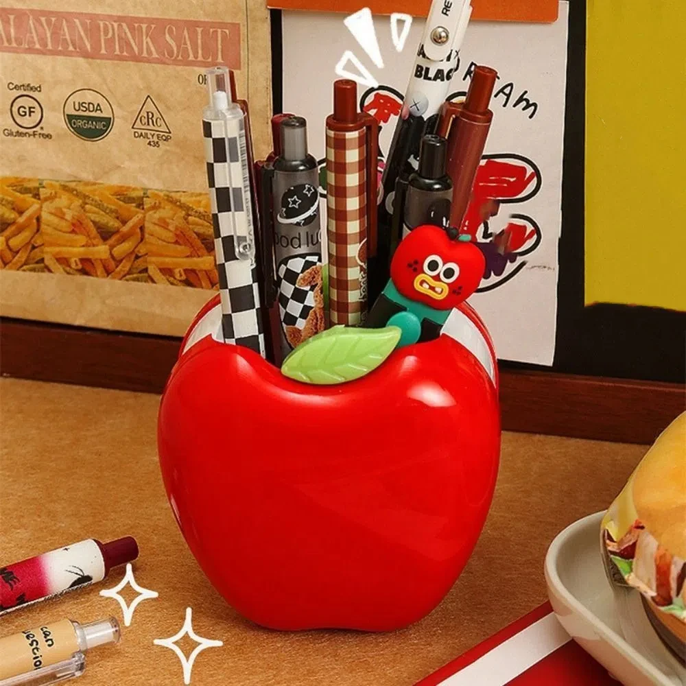 Кавайный держатель для карандашей в виде фруктов эстетическая пластиковая