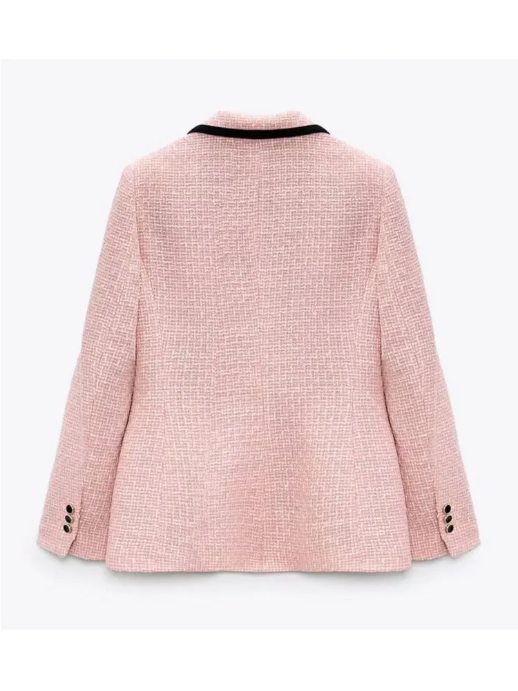 Женский двубортный блейзер ZA