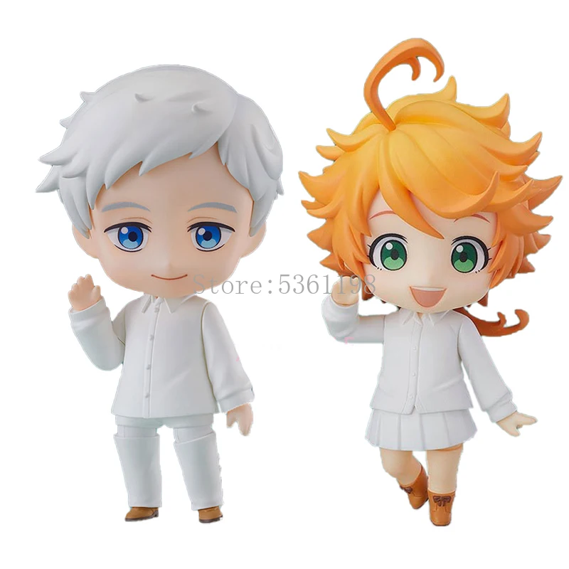 

10cm The Promised Neverland Anime Figure #1505 Norman Action Figure #1092 Emma Figurine Norman Emma Collection Model Doll Toys
