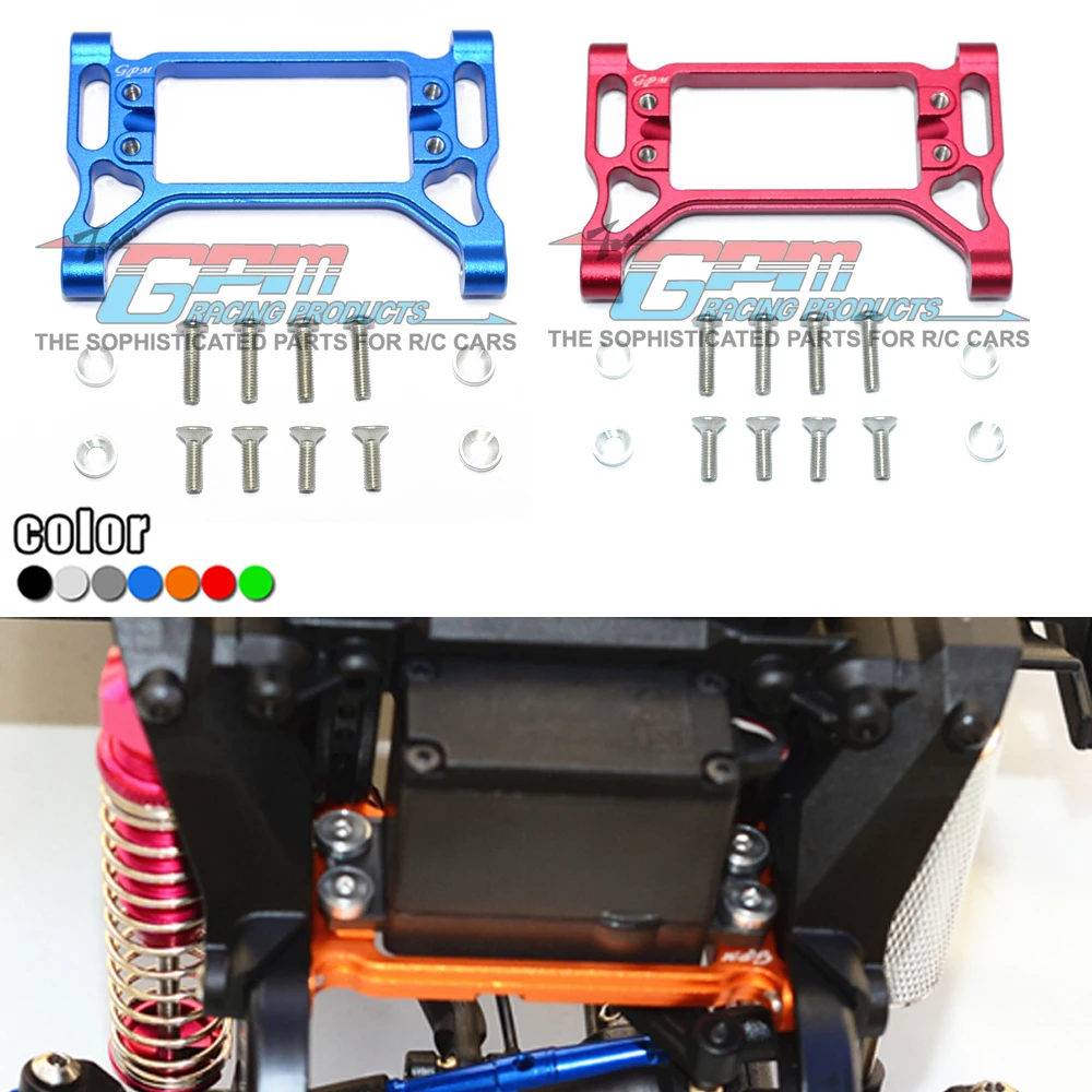 

GPM TRAXXAS 1/10 TRX4 Defender BRONCO TRX-4 G500 TRX6 G63 Crawler Car Metal Front Servo Mount fixed seat Stand Base Holder #8239