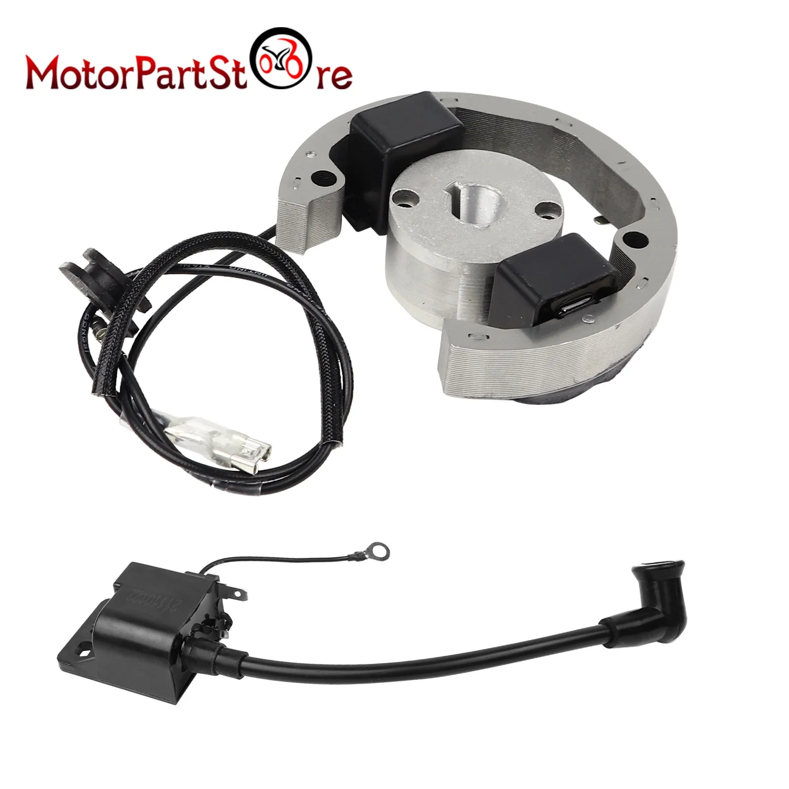 

Ignition Coil Stator Rotor Magneto Flywheel Kit Compatible with KTM50 KTM 50 SX 50cc Pro Senior Junior SR JR SX50 Adventure