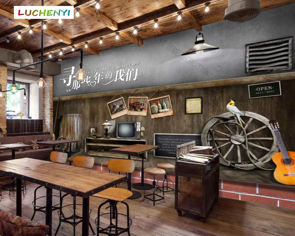 Настенные 3d обои на заказ для питья ресторана сока бара кафе столовой |