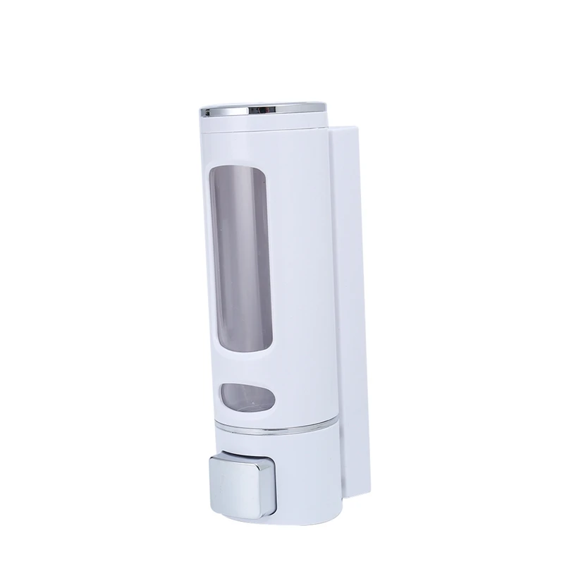 

400Ml Soap Dispenser Wall Mount, Manual Hand Shampoo Shower Gel Dispenser Lotion Container For Bathroom Kitchen