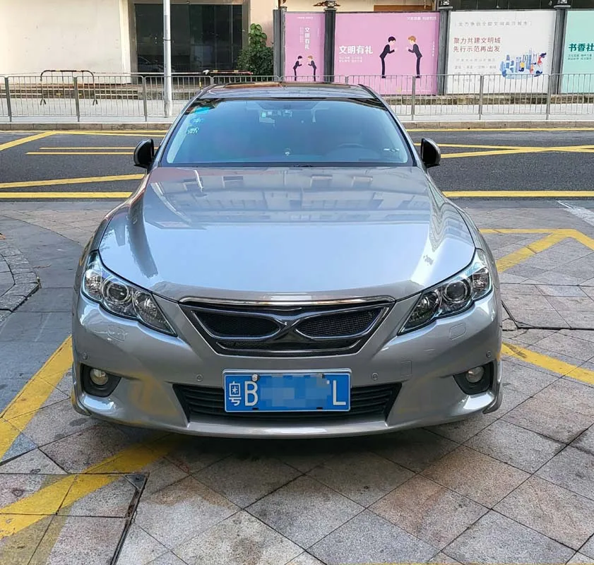 Решетчатая решетка для переднего бампера из углеродного волокна подходит Toyota REIZ