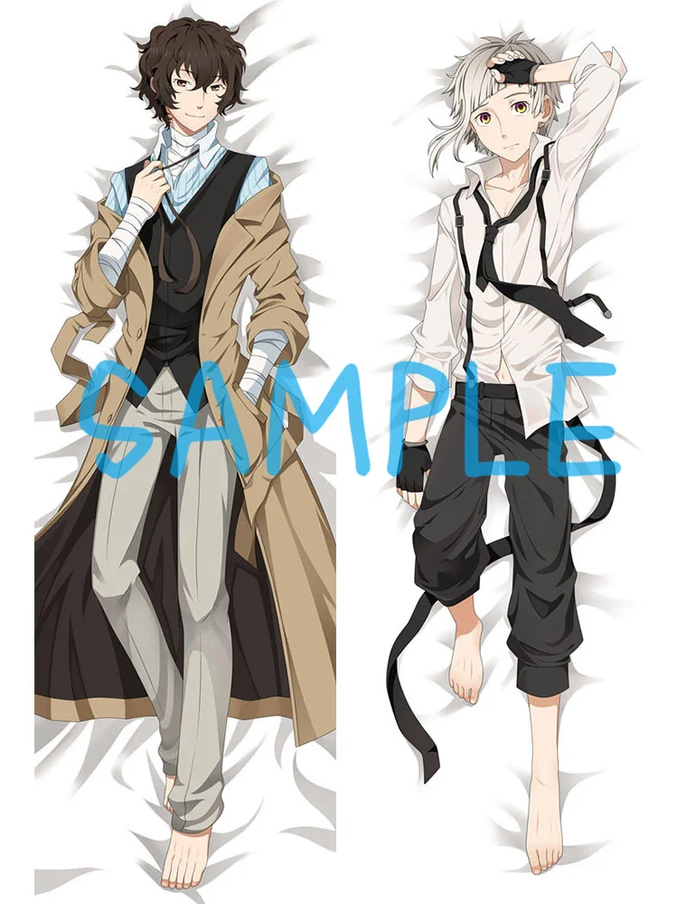 Аниме Dazai Osamu Косплей Мультфильмы Dakimakura Наволочка Обнимающее тело Опора