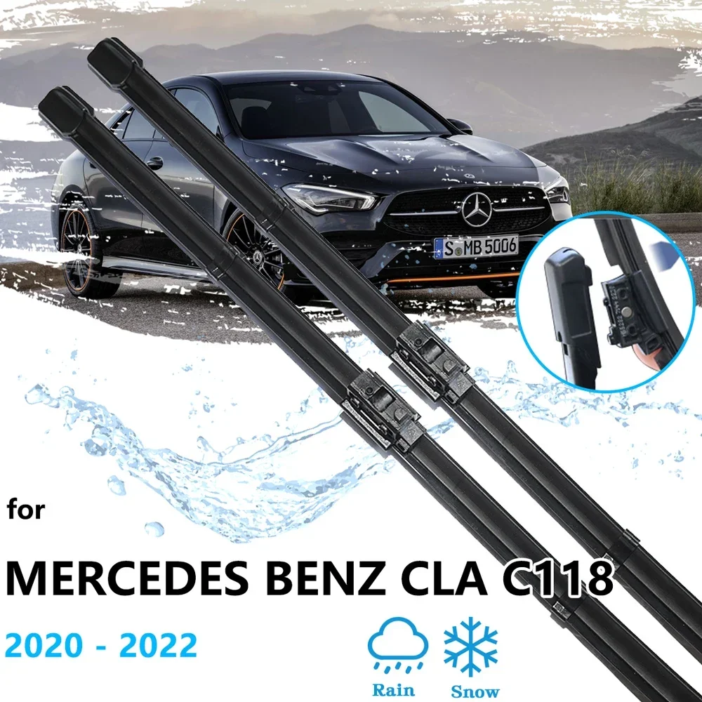 Для Mercedes Benz CLA C118 2020 2021 2022 бескаркасные зимние дворники резак очистка лобового