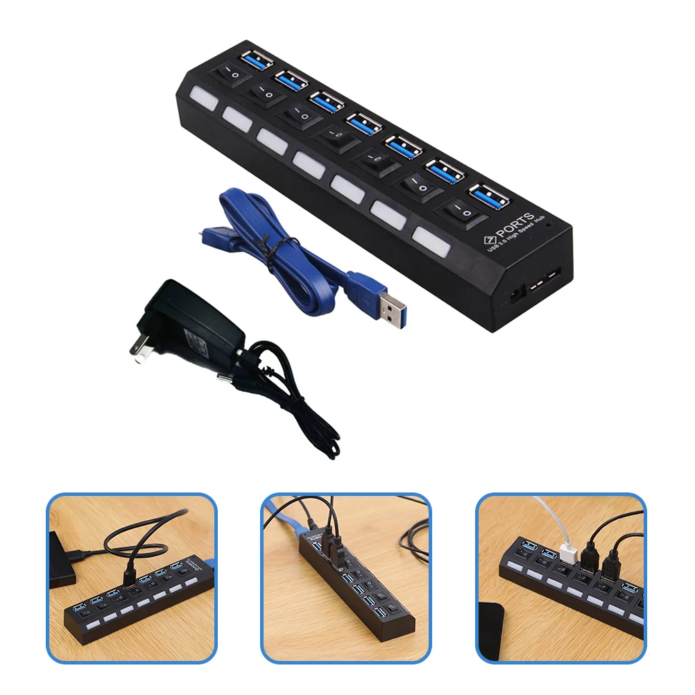 

Powered USB Hub PC Splitter Cable Multiple USB Port USB Hub 3.0 Powered USB 3.0 Hub USB A Hub