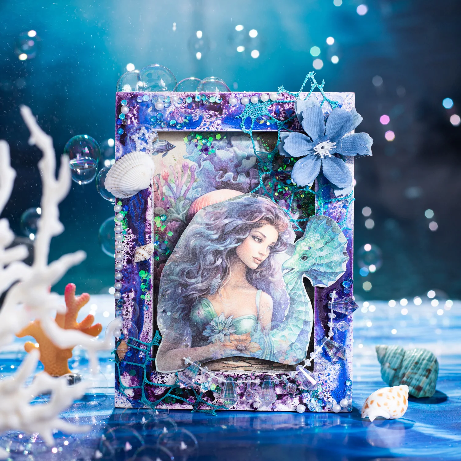 30 шт. винтажная Русалка морское дно фантазия скрапбукинг художественная бумага