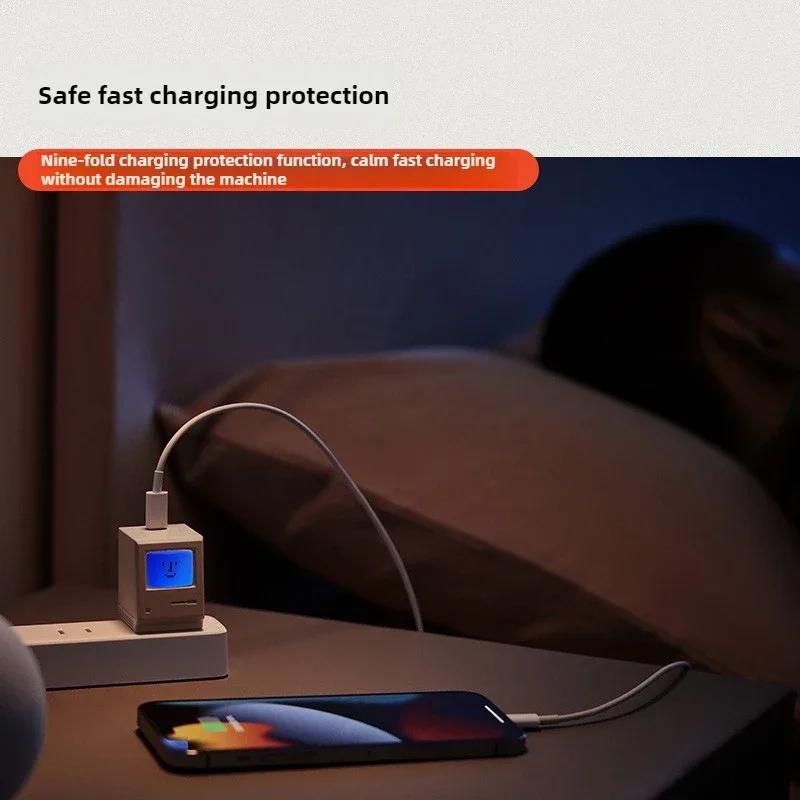 Macintosh 35 Вт нитрид галлия подходит для IPhone 15/16ProMax зарядное устройство быстрой