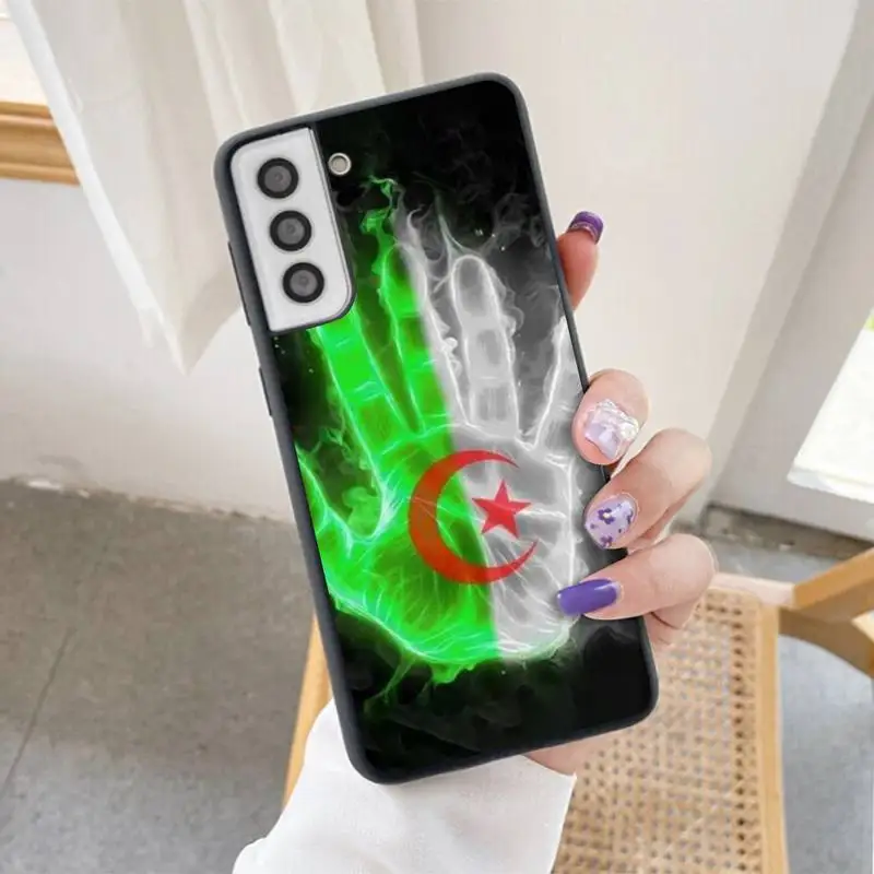Чехол для телефона с флагом Алжира силиконовый мягкий чехол Samsung Galaxy S21 Ultra S20 FE M11 S8