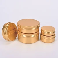 10pcs empty aluminum jar 5g10g15g20305060ml ointment cream sample packaging container screw cap refillable cosmetic bottle