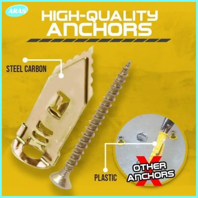 

10/20/50 Pcs Expansion Screw Drive-in Percussion Type Gypsum Board Expansion Safety Nail-in Anchor With Screw Dropshipping