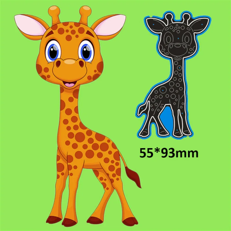 

2022 New Sika Deer Metal Cutting Dies Scrapbook Die Cuts Album Embossing Stencil Card Crafts Blade Punch Mold Template