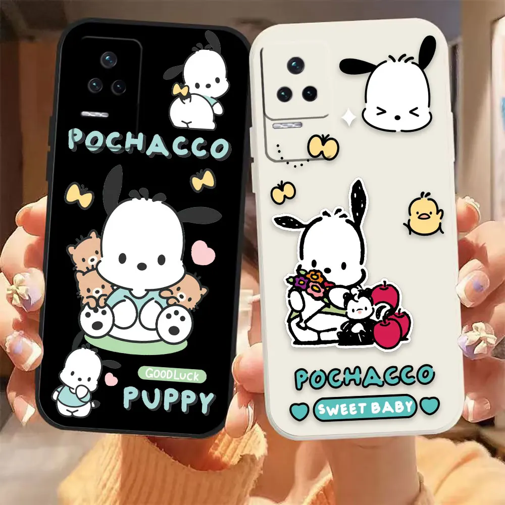 

Cartoon Cute Pochacco Phone Case For Redmi K60E K60 K50 K40S K40 K30 K20 12C 10C 9A 9 8A 8 10X 10A Pro 4G 5G Gaming Case Shell