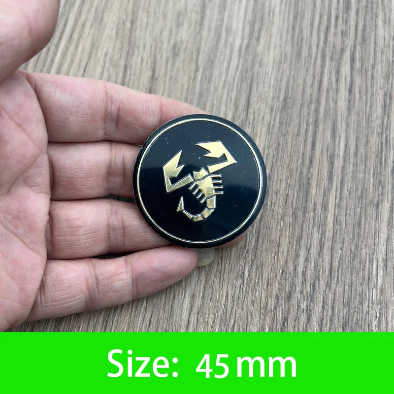 

45-50 мм наклейка на центральную крышку ступицы колеса автомобиля, аксессуары для Fiat Abarth 500 Tipo FR Punto Ducato Stilo Palio Bravo Pondo Viaggio