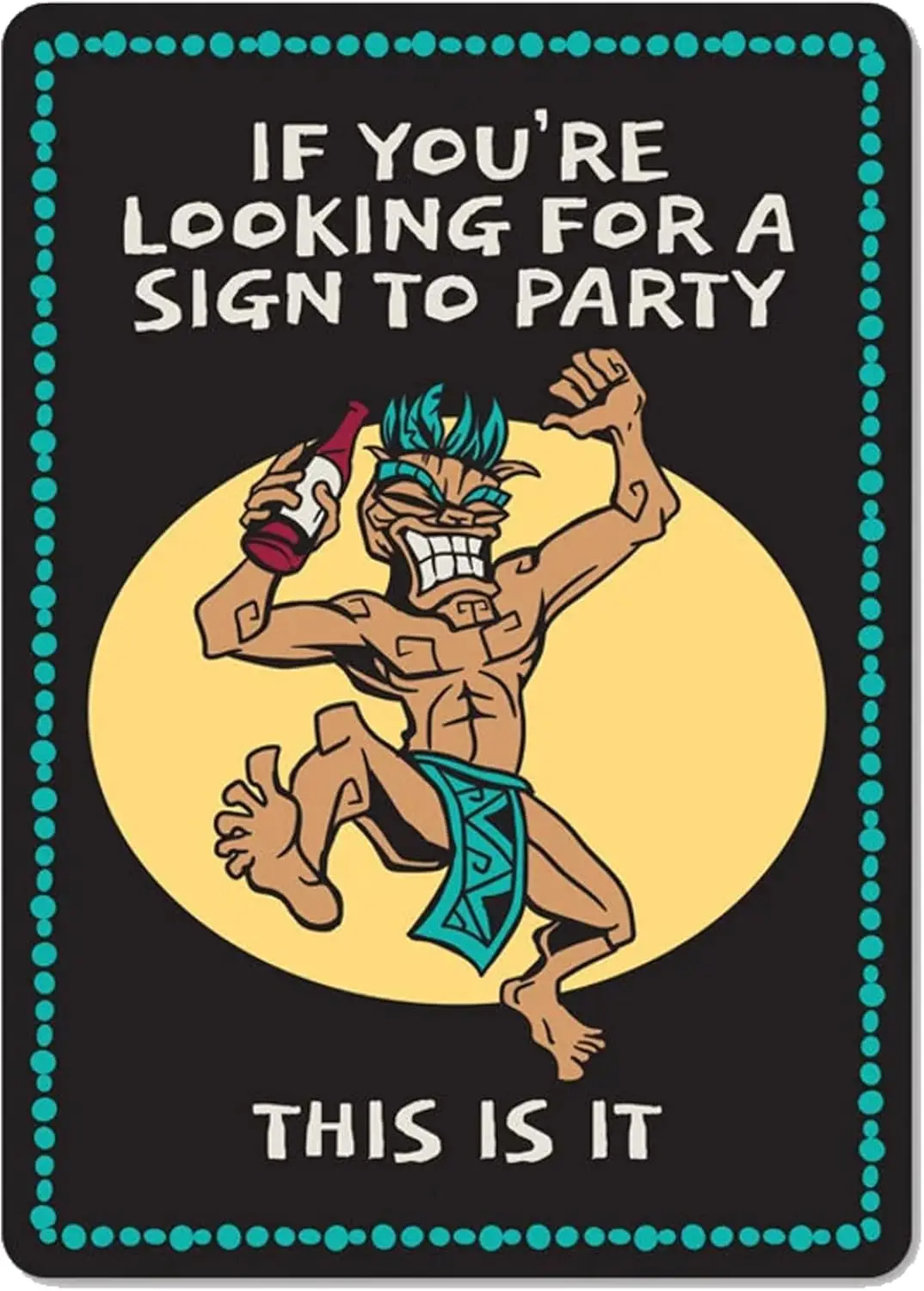 Если вы выглядит за вывеску Декор пляжного бара Вывеска вечеринки Тики Настенная