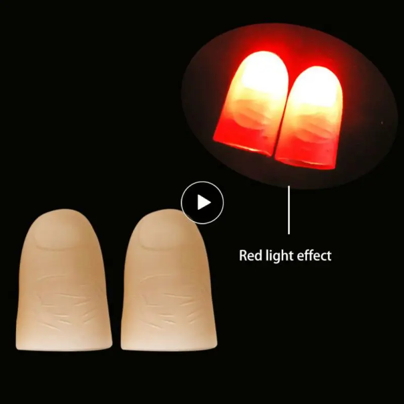 

Close-up Finger Sleeves Creative Finger Lamp A Pair Super Bright Thumb Lamp Props Can Dance Finger Light Funny Pvc