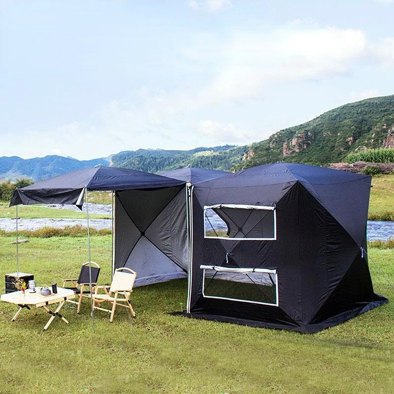 

Небесная занавеска, быстро открывающаяся удлиняющаяся, для кемпинга, простая уличная, не требующая здания противомоскитная машина