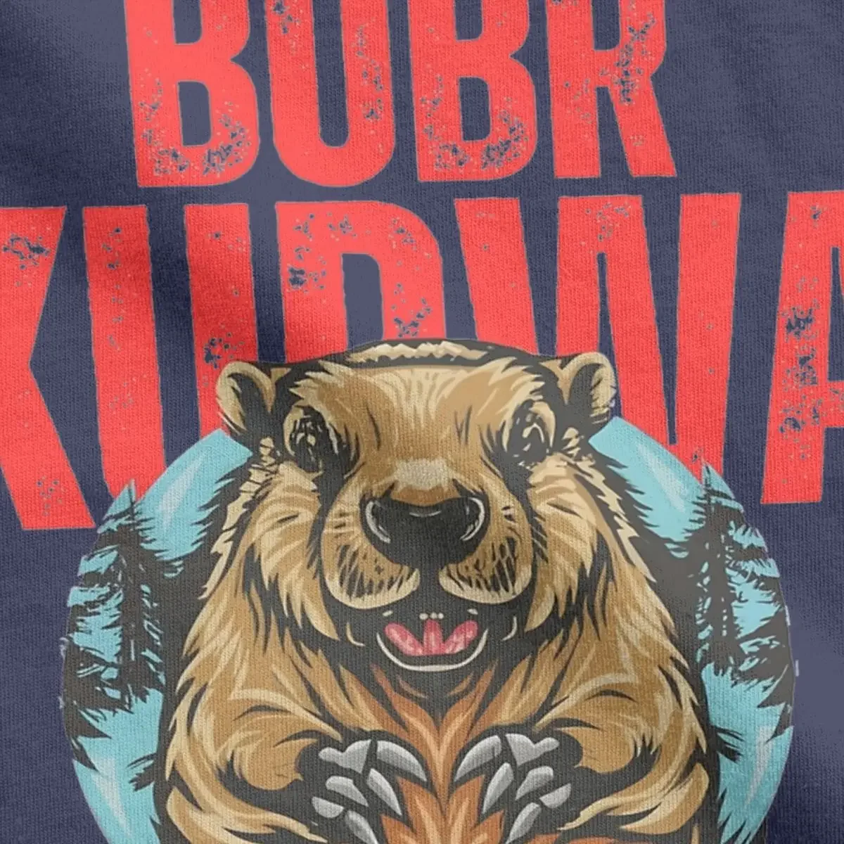 Мужская футболка Kurwa Bobr Bober Beaver Boberek удивительные хлопковые футболки Оригинальная