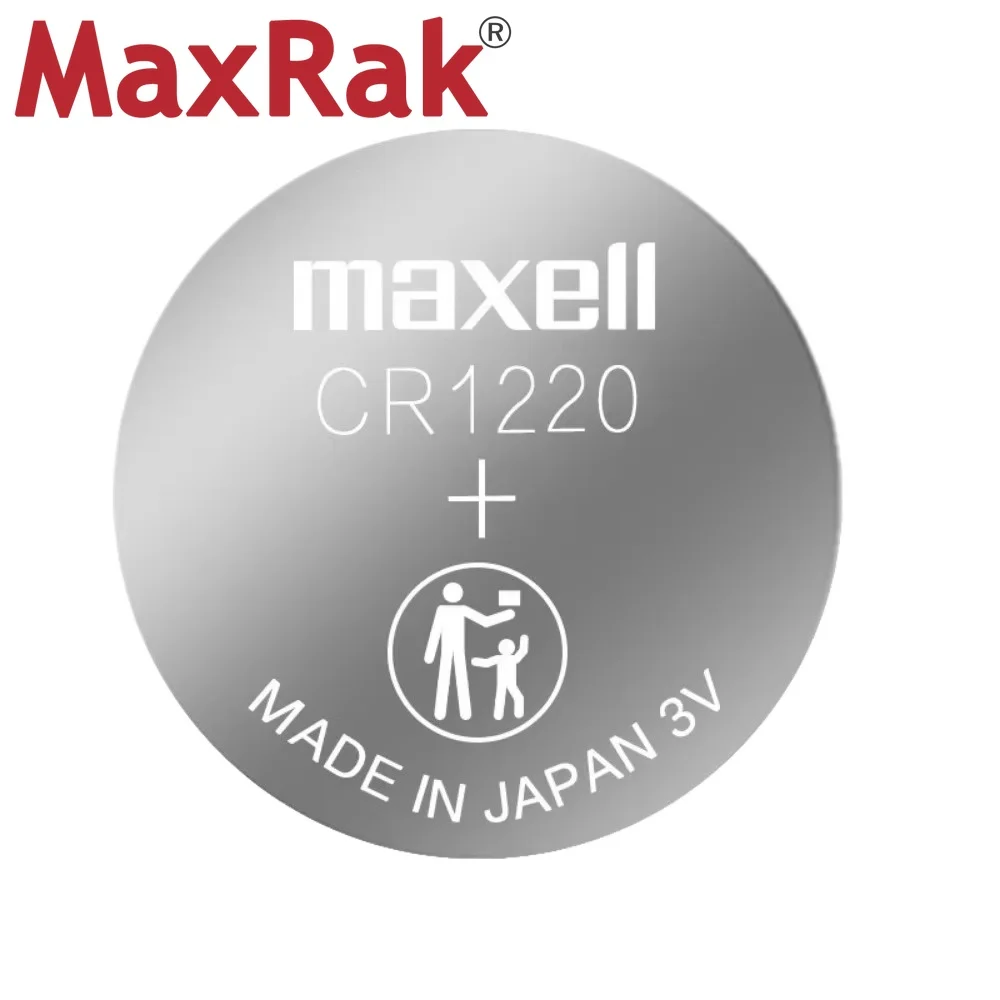 Оригинальный MaxeII CR1220 литиевая батарейка LM1220 BR1220 ECR1220 для часов калькулятора