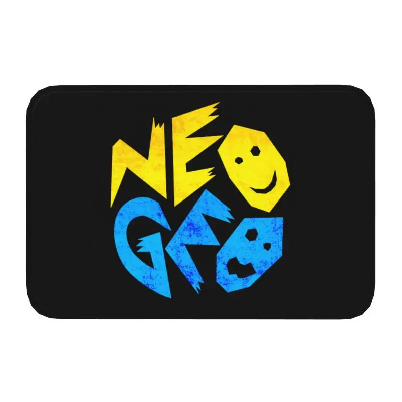 

Добро пожаловать, аркадная игра Neo Geo, напольный кухонный коврик с логотипом двери, противоскользящий комнатный Придверный коврик для балкона, гостиной, входной коврик, коврик для ног