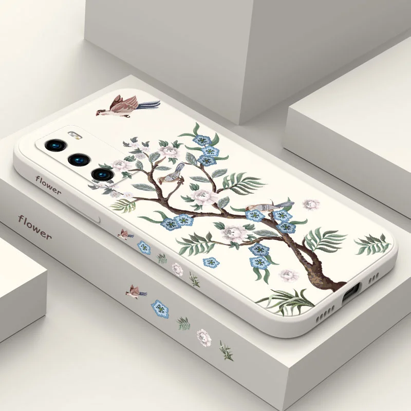 

Bird Forest Phone Case For Huawei P40 P50 P30 P20 Pro Lite Nova 10 10SE 9 9SE Mate 50 50E 40 30 20 Pro Lite Cover