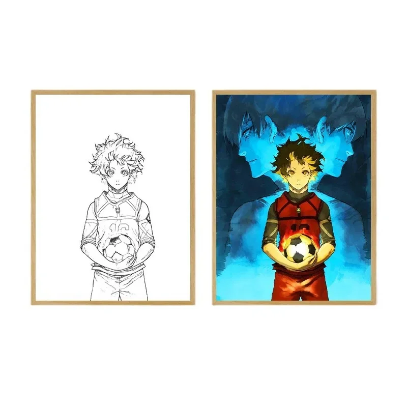 Световые картины серии BLUE LOCK декоративные украшения ночные огни креативные