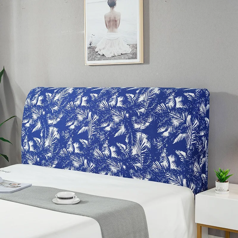 Геометрический чехол для кровати эластичное покрытие из спандекса моющееся