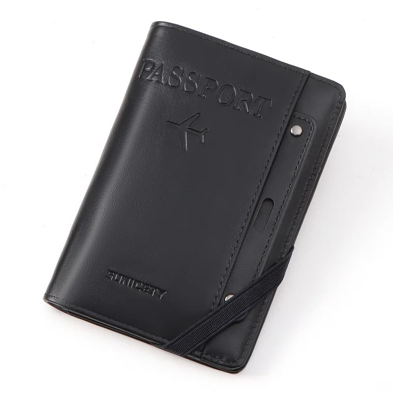 Anti-Theft Swiping Multi-Function Vaccine Card Holder ID Passport Holder Travel Abroad Passport Passport Case Cover