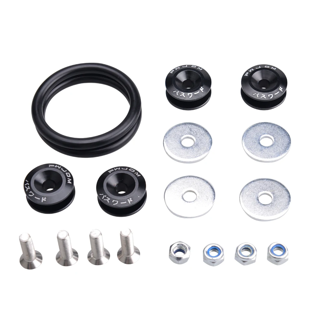 Универсальные съемные быстросъемные крепежи JDM, шайбы для бампера, крыла, для VW, BMW, Honda, Civic, Kia, Mitsubishi