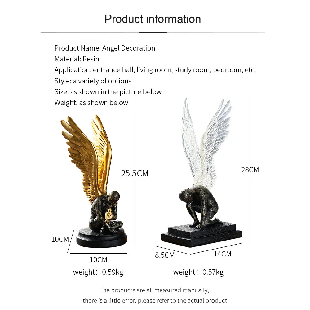 Слитная полимерная статуя аксессуары для украшения дома гостиной искусственная