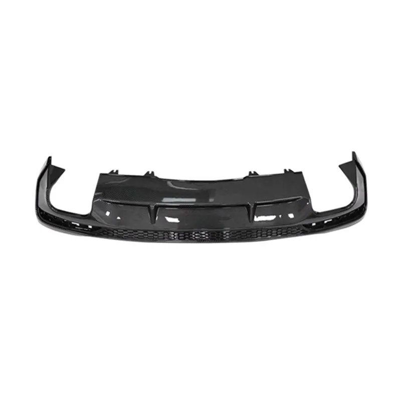 Задний диффузор с узором из углерода для Audi A4 B9 2021-2022 обновленный оригинальный